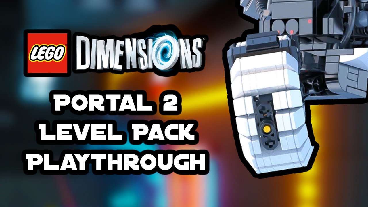 Portal 2 Level Pack | Full Playthrough | Lego Dimensions (4K)