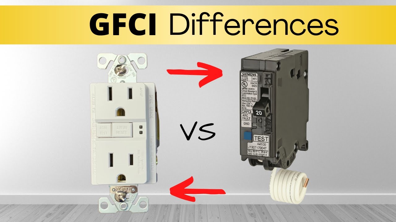 GFCI Outlets vs. Breakers: What’s the Difference?