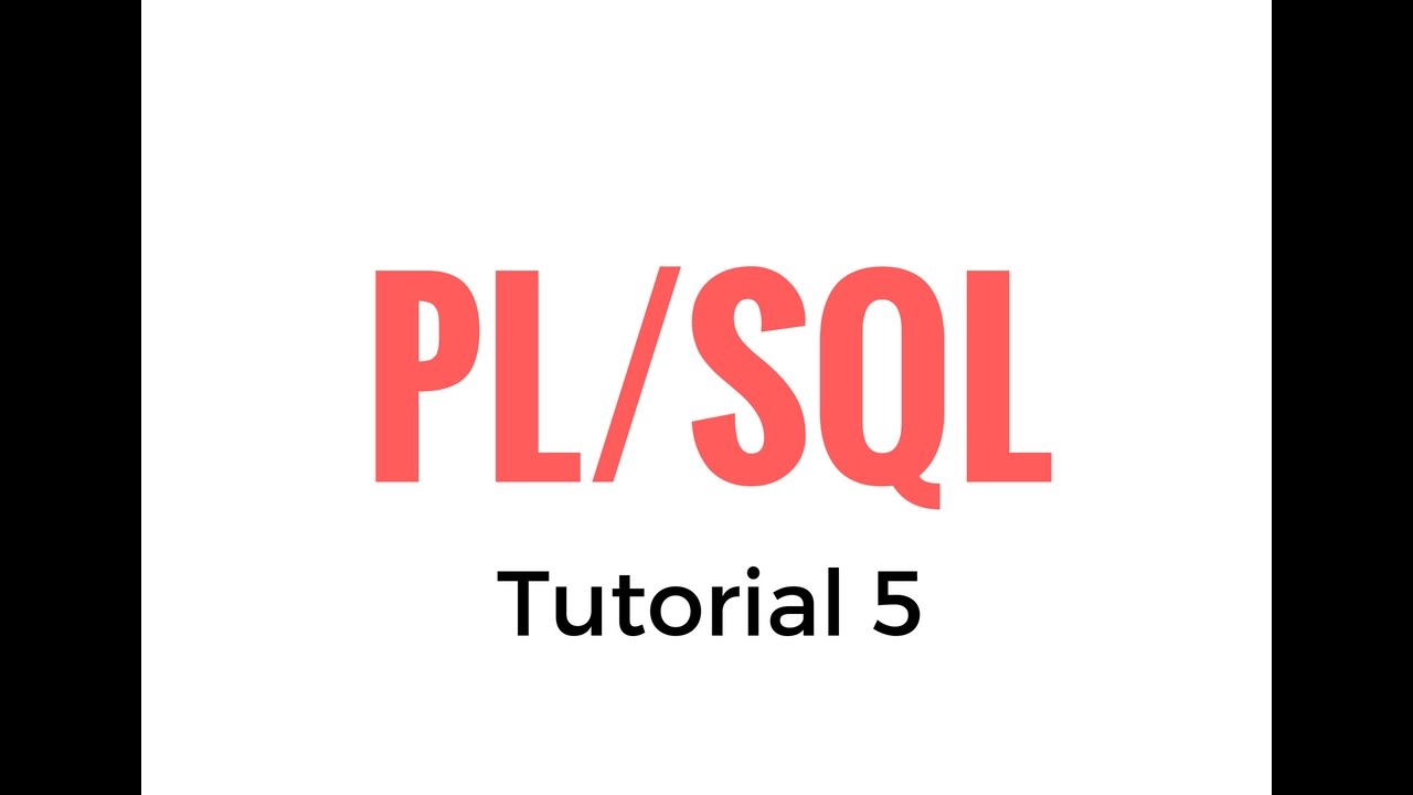 PL/SQL Tutorial 5 : IF-THEN Conditional Statement
