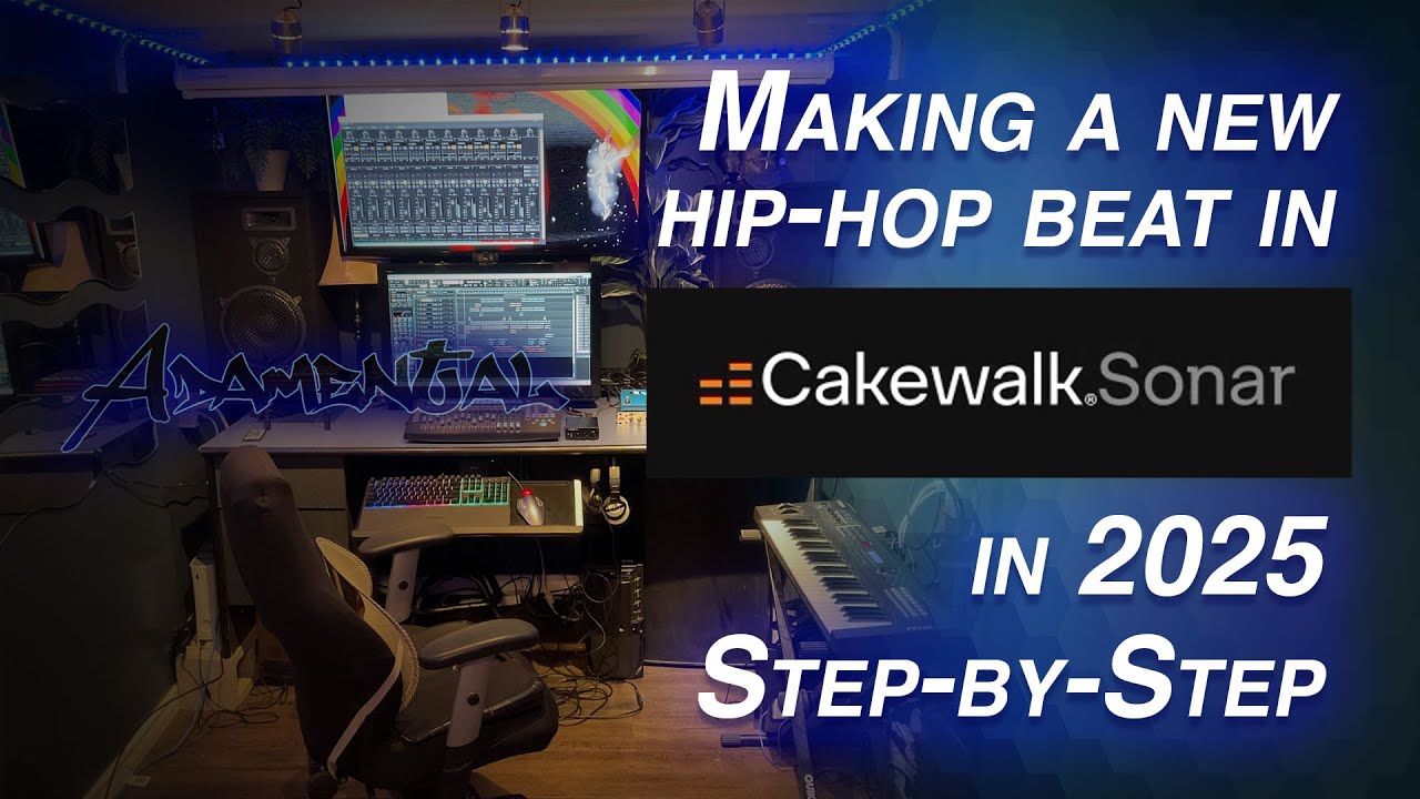 Создание нового хип-хоп бита в Cakewalk Sonar в 2025 году. Пошаговое руководство (сэмплы + MIDI)