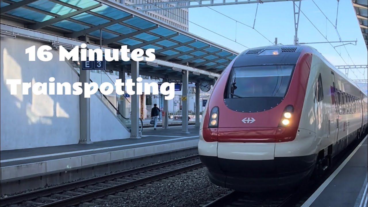 16 minutes Trainspotting à Lausanne et environs 😉