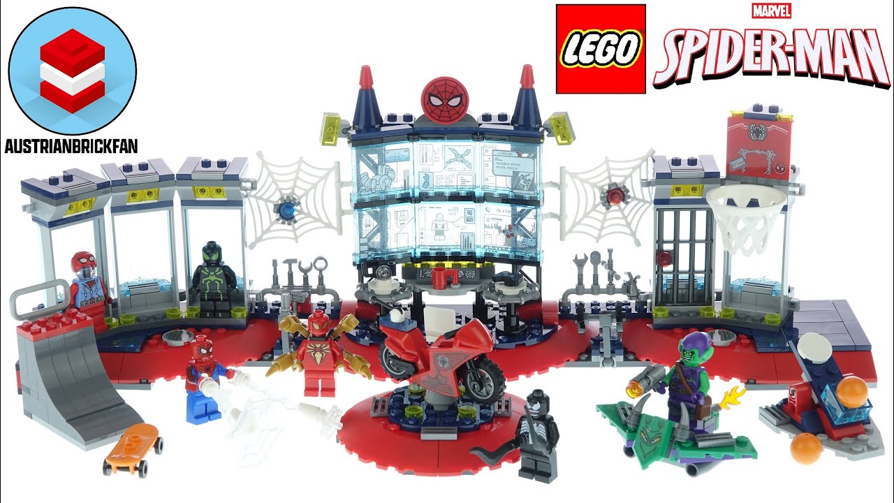 Lego Marvel 76175 Атака паучьего логова - Обзор сборки Lego Speed