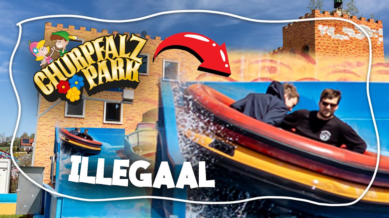 DEZE WATERGLIJBAAN IS ILLEGAAL! | Churpfalzpark 2025 Vlog
