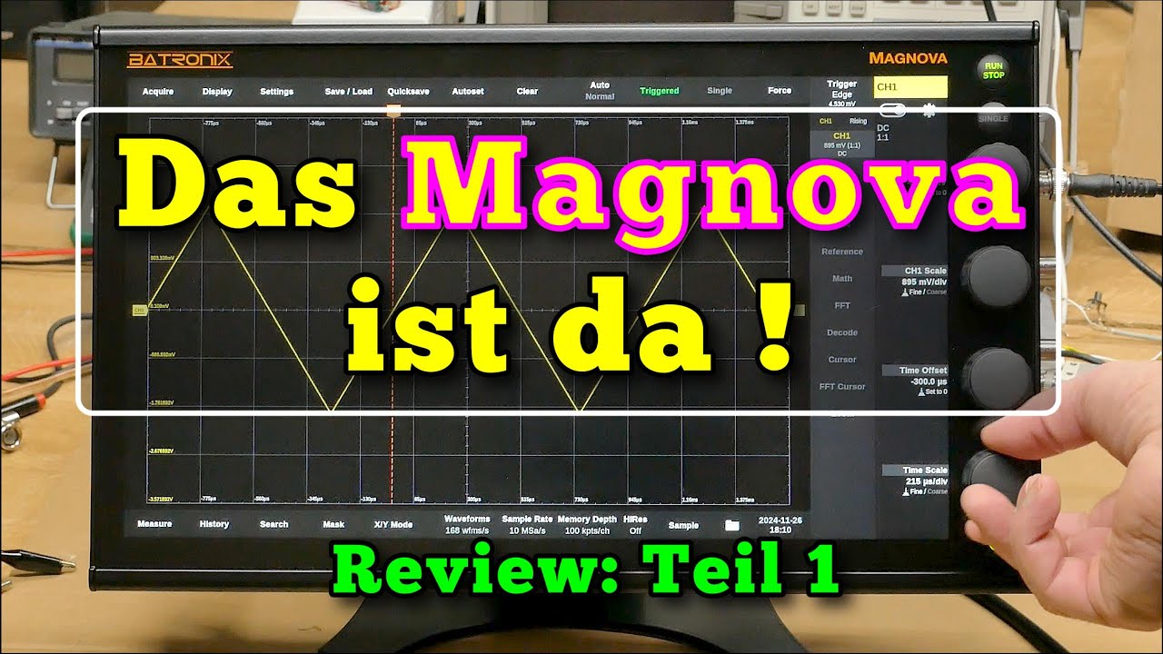 Das neue Magnova Oszilloskop: Review Teil 1