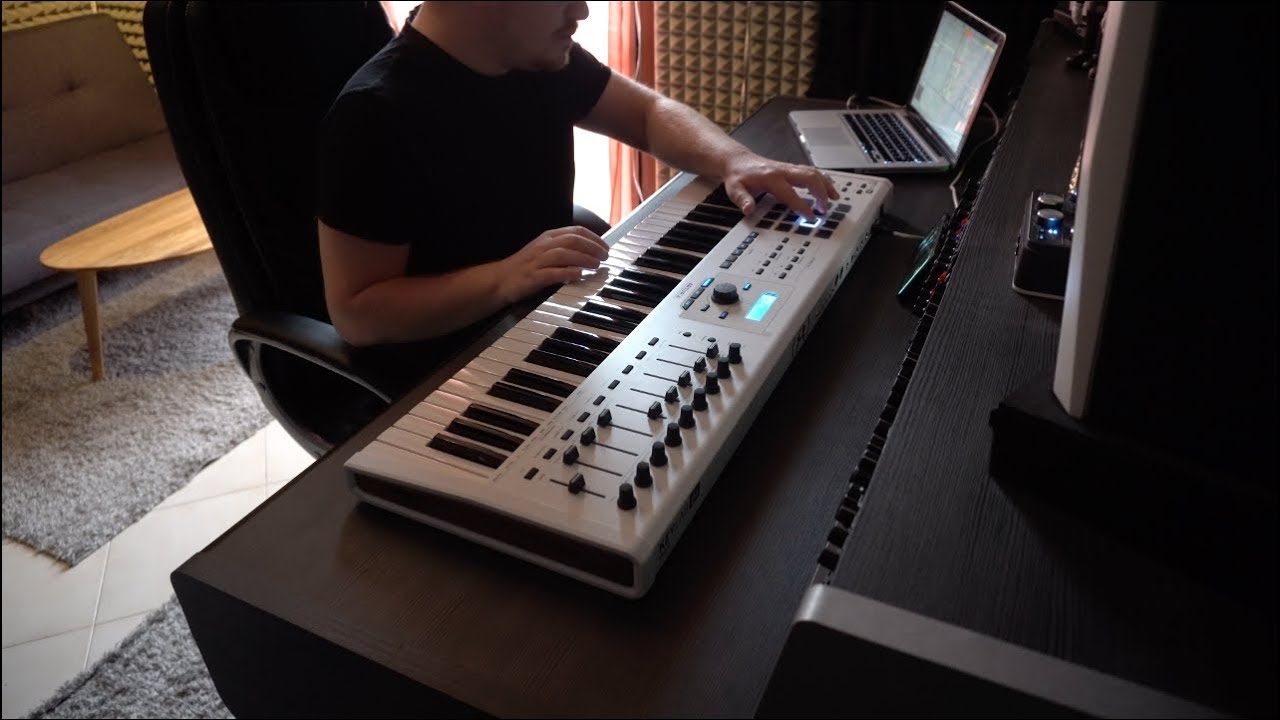 Arturia Keylab61 mkII first session with Ableton Live 10 - Matthew s