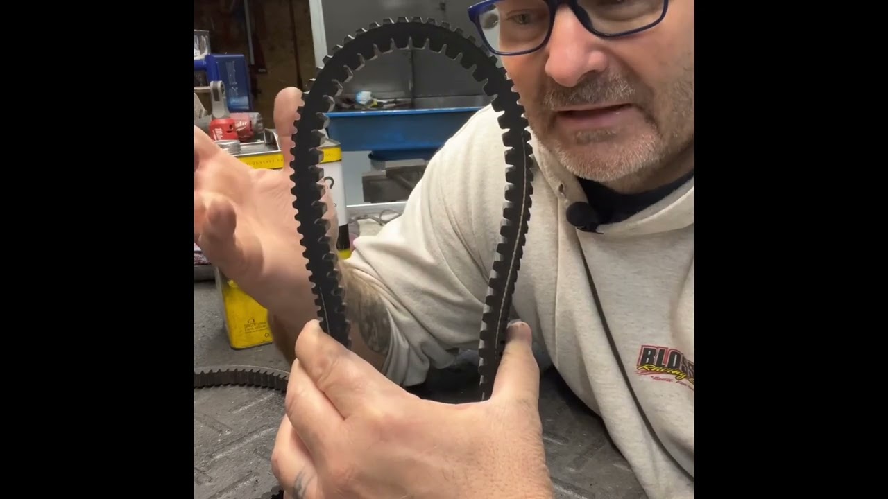 Cleaning and maintaining belt! Junior dragster, Jr dragster, Blossom Racing.
