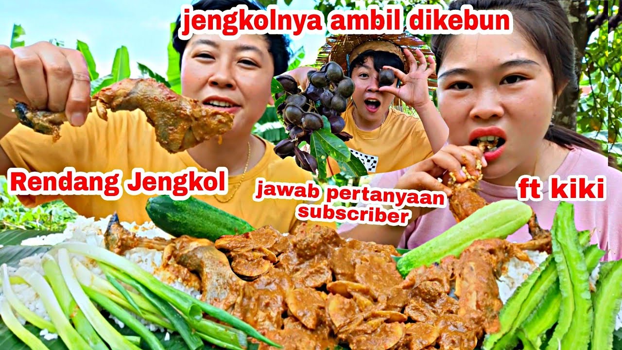 RENDANG JENGKOL,JAWAB SEDIKIT PERTANYAAN SUBSCRIBER. AMBIL JENGKOL DIKEBUN