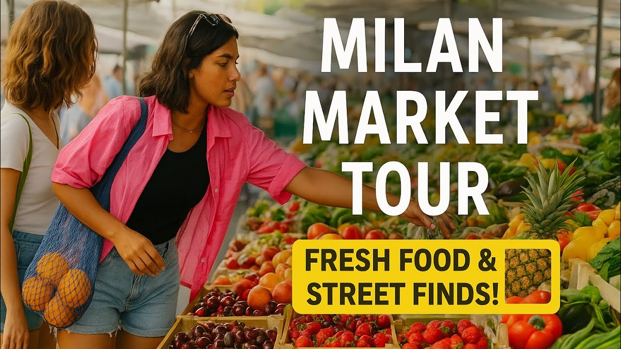 Sant&rsquo;Agostino Market Milan 🇮🇹 | Local Life, Fresh Food & Weekend Vibes 🥦🍅 ✨ @lankaperera1657 