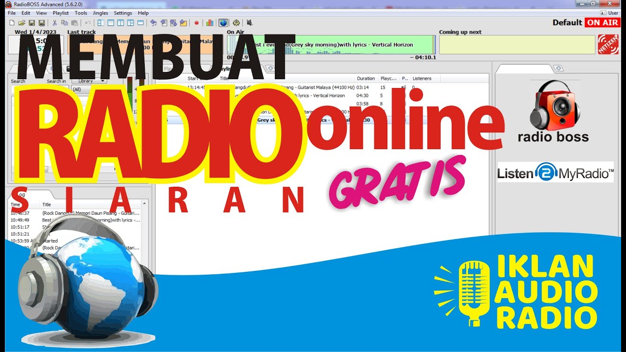 #05 Membuat Radio Siaran Online Gratis