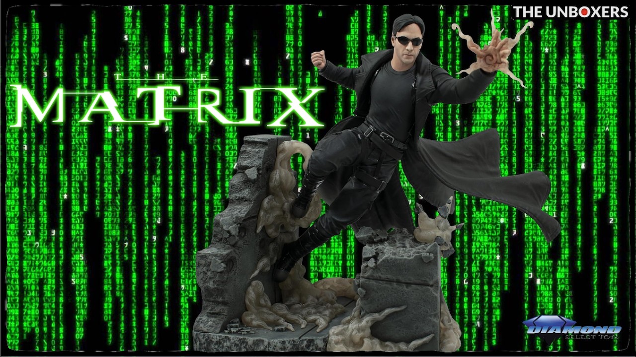 The Matrix Gallery Diorama Neo Deluxe PVC Statue by Diamond Select