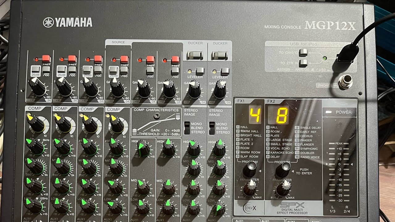 Hướng Dẫn Chi Tiết Bàn Mixer Yamaha MGP12X