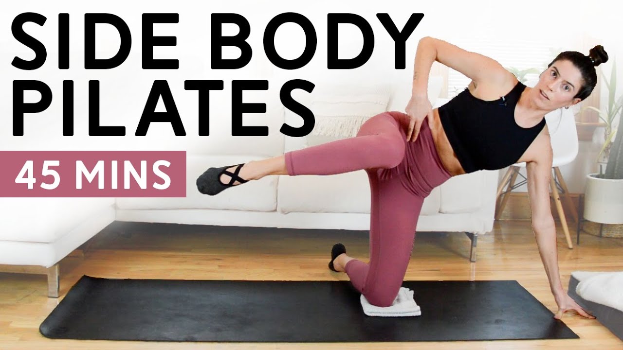 Side Body Pilates Workout (45 Mins) - Pilates Mini Flows Workout with Side Body Focus, No Props