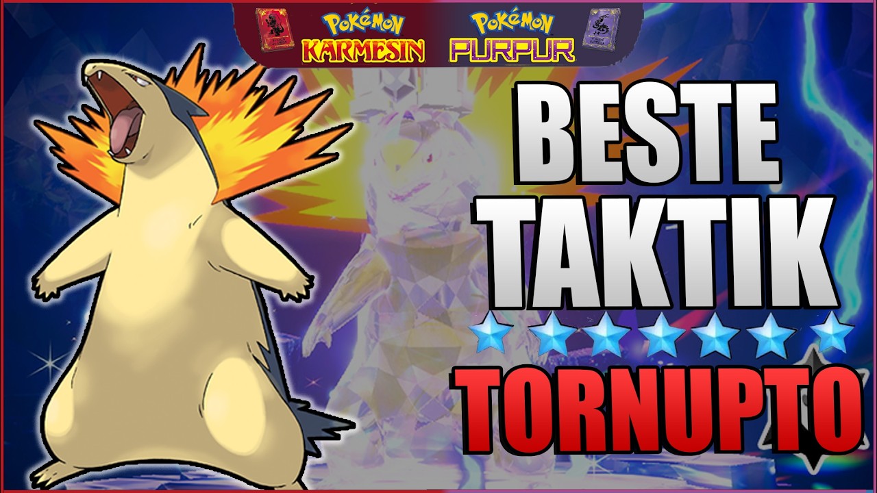 Beste Taktik gegen Titan Tornupto ! | Karmesin & Purpur 7 Sterne Raid Guide