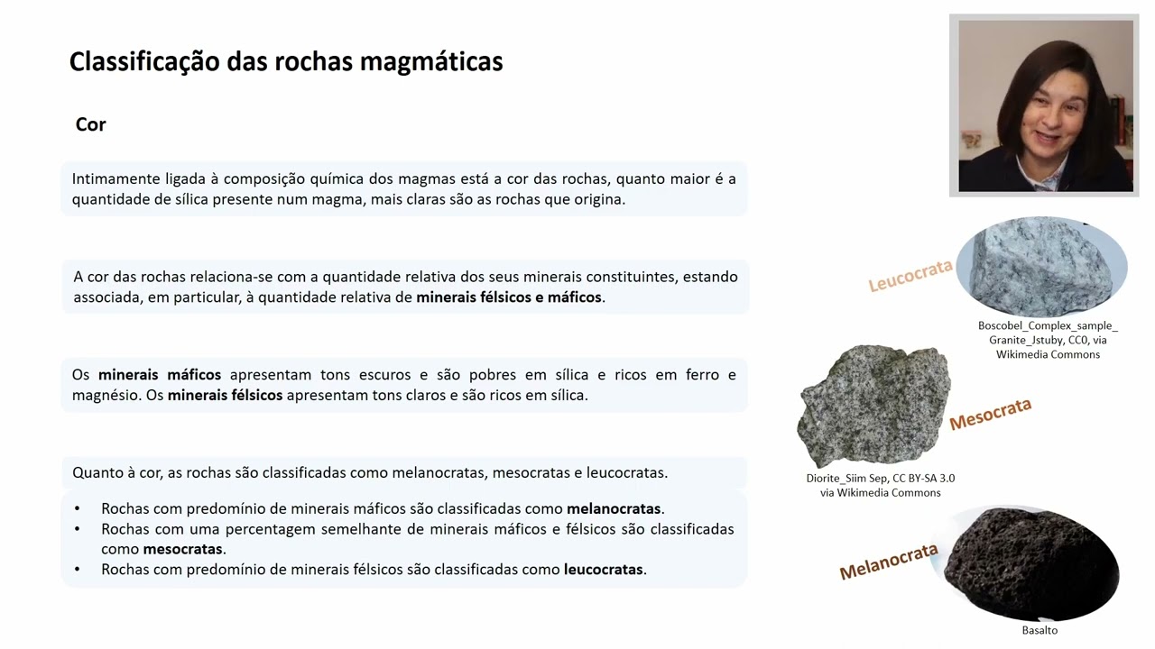 Geo 11º: Lição 11 - Rochas Magmáticas - Classificação