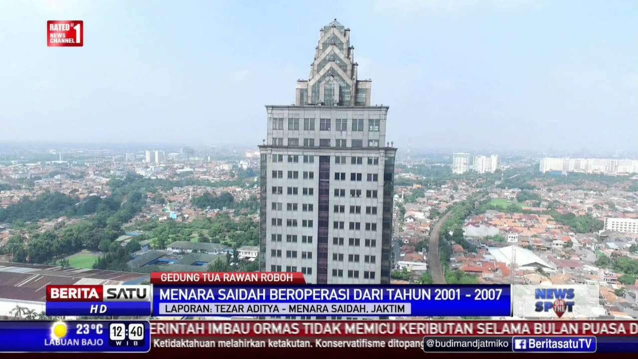 Menara Saidah, Gedung Tua Rawan Roboh