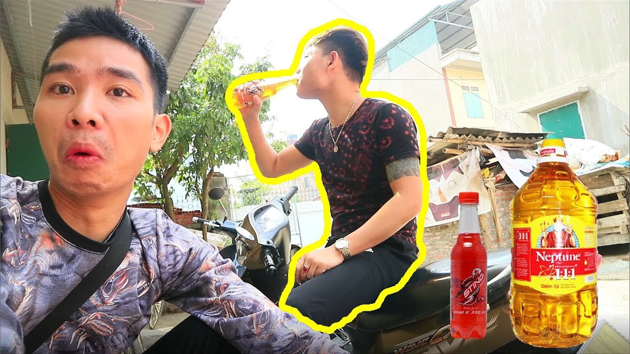 PHD | Troll Uống Sting Trộn Dầu Ăn | Soft Drink Mix Cooking Oil