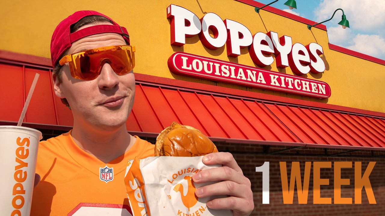 I Ate Nothing But Popeyes for 1 Week