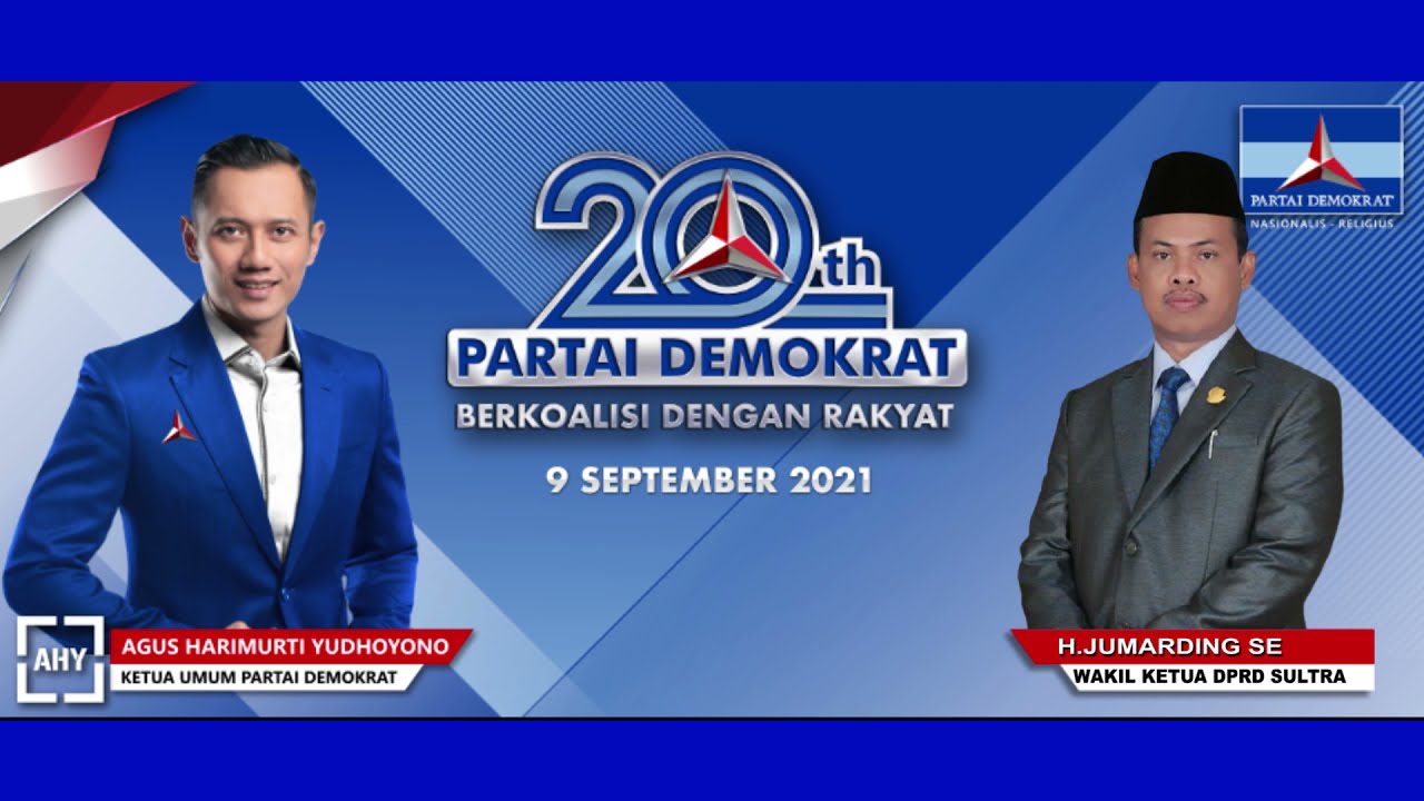 HUT Demokrat ke -20 dan Pendiri SBY ke -72, H. Jumarding Gelar Baksos