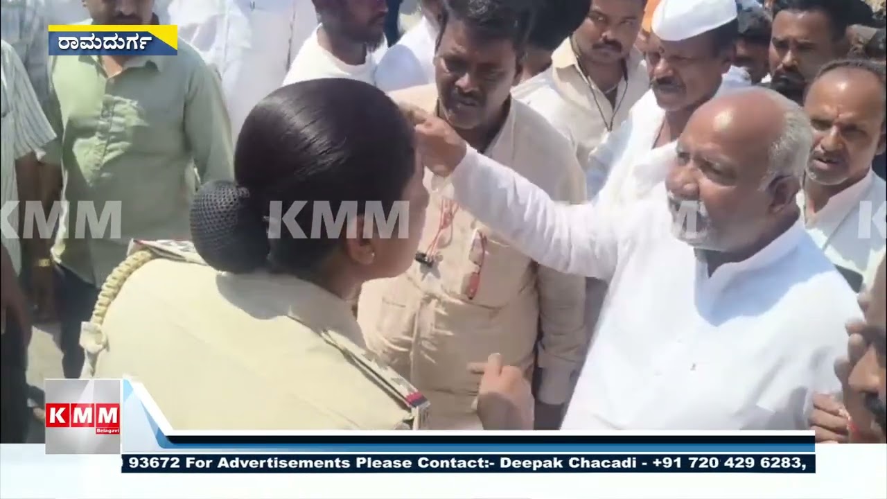 ರಾಮದುರ್ಗದಲ್ಲಿ ಸರ್ಕಲ್ ನಿರ್ಮಾಣಕ್ಕೆ ಗೊಂದಲ: ಎರಡು ಸಮುದಾಯ ಮುಖಾಮುಖಿ