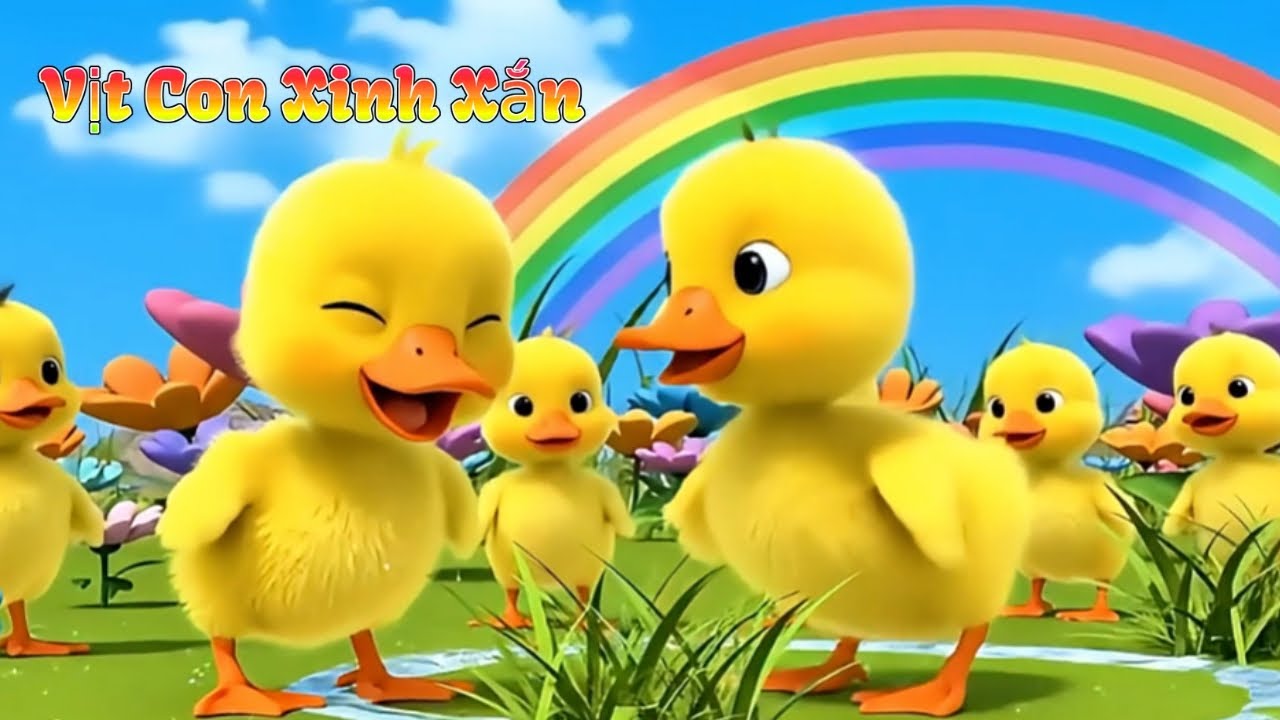Vịt Con Xinh Xắn | Một Con Vịt | Bài Hát Thiếu Nhi Vui Nhộn | Cục Vàng Của Mẹ – NVL