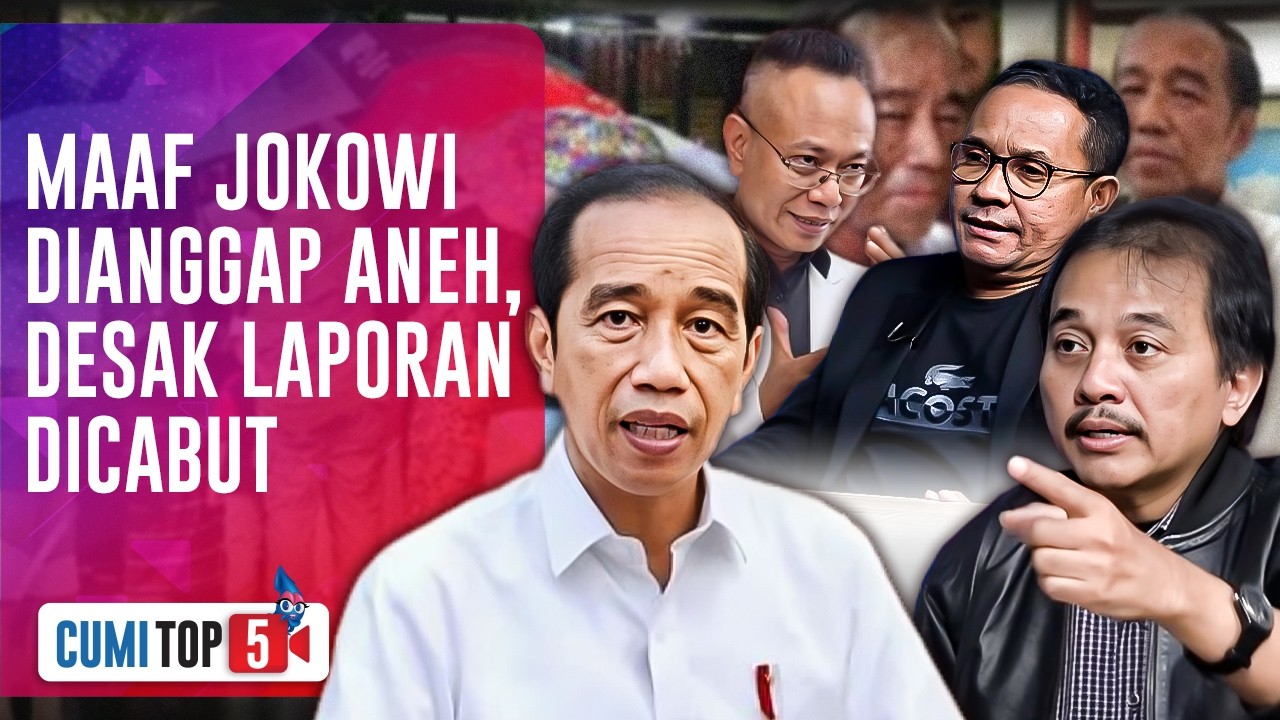 Reaksi Tak Terduga Kubu Roy Suryo Atas Peluang Maaf Jokowi, Simak 5 Faktanya! | CUMI TOP V