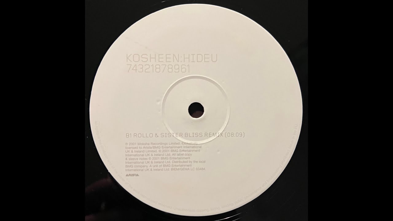 Kosheen - Hide U (Rollo & Sister Bliss Remix) 2001