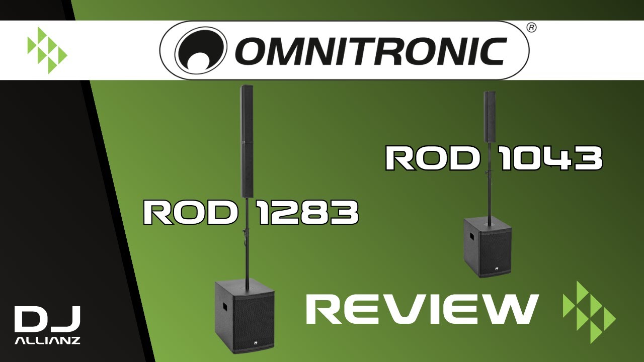 Omnitronic ROD 1043 und 1283 Review