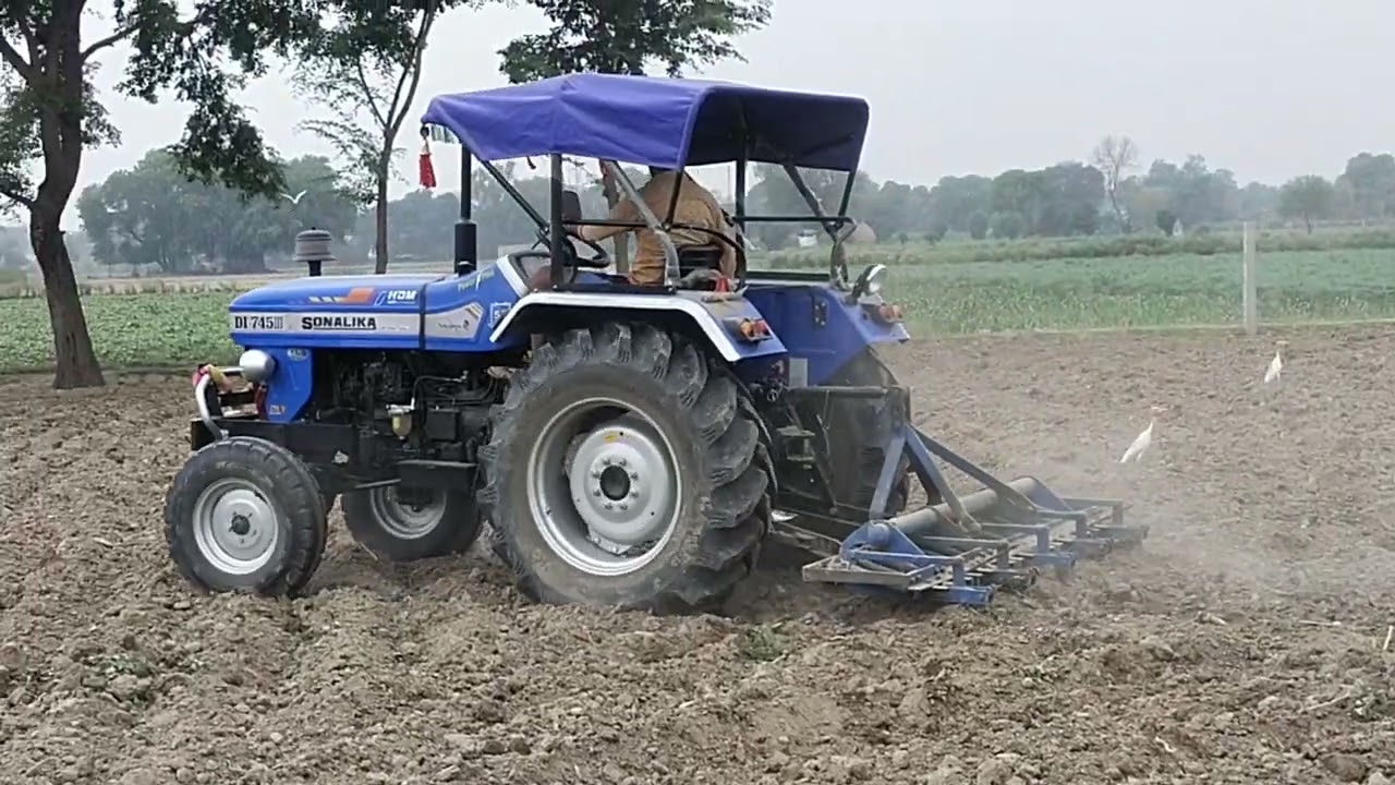 सोनालीका 745 सिकंदर का दम कल्टीवेटर पर