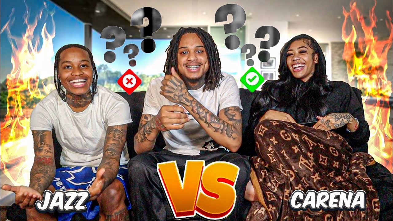 WHO KNOWS ME BETTER CARENA VS JAZZ *Gets Intense*🤬‼️
