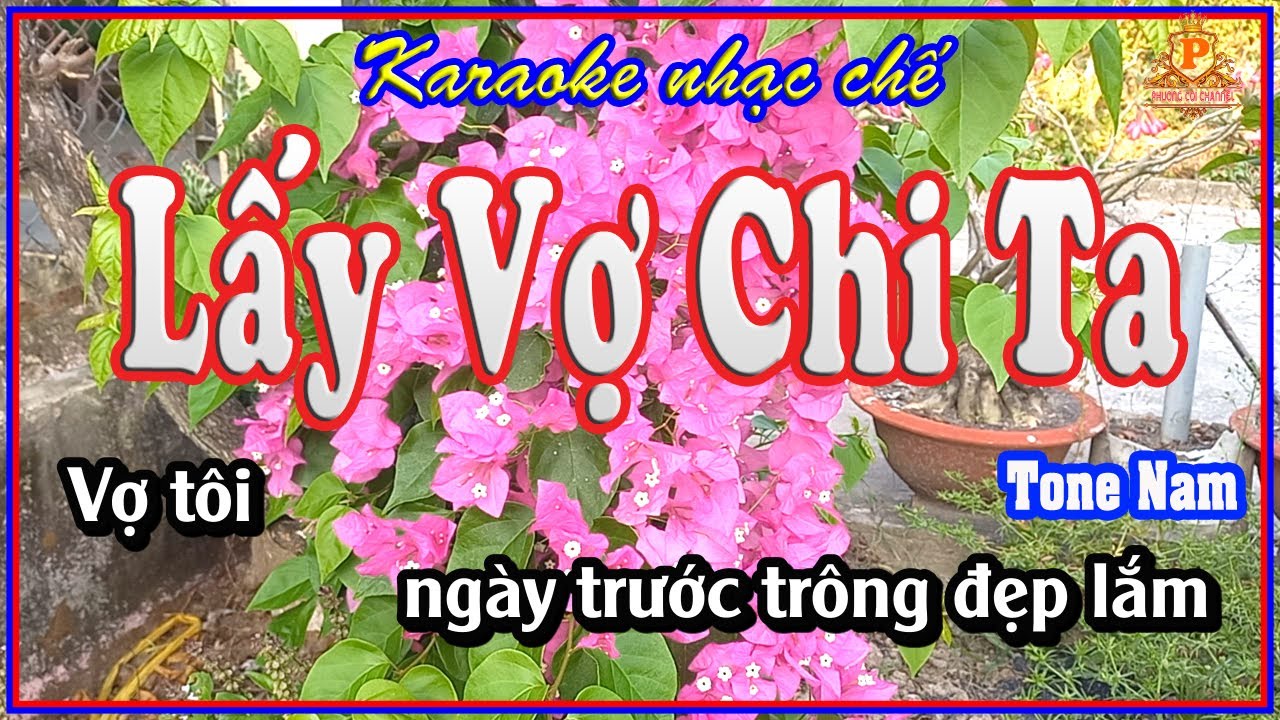 Karaoke Lấy Vợ Chi Ta || Nhạc chế || Tone Nam || Có Vợ Cuộc Sống Như Mơ