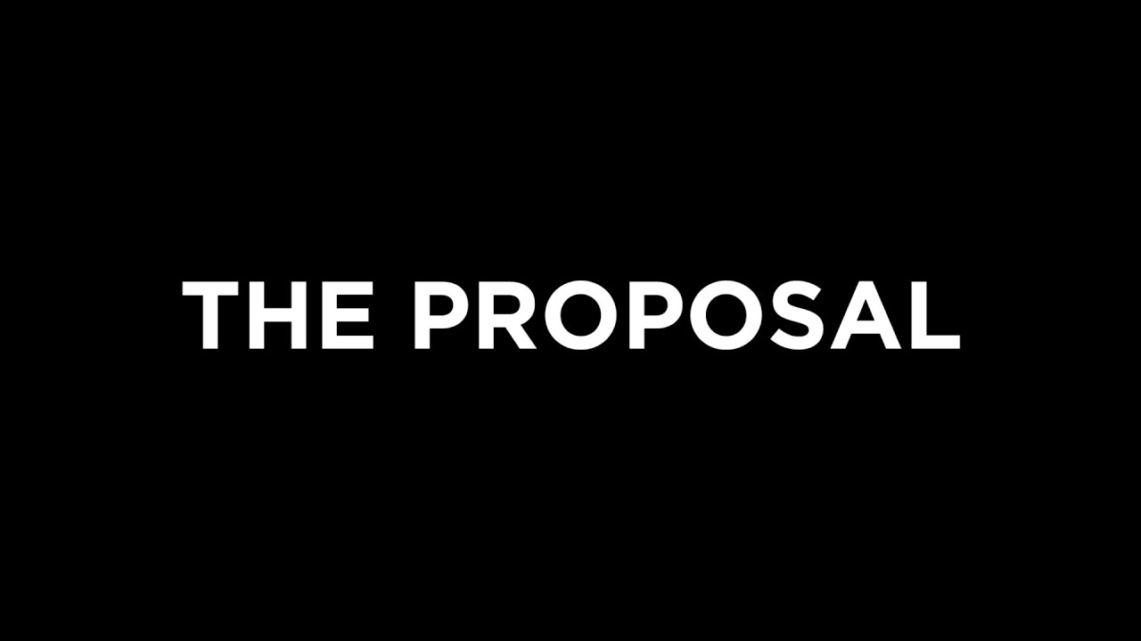 THE JUNNIEBOY PROPOSAL