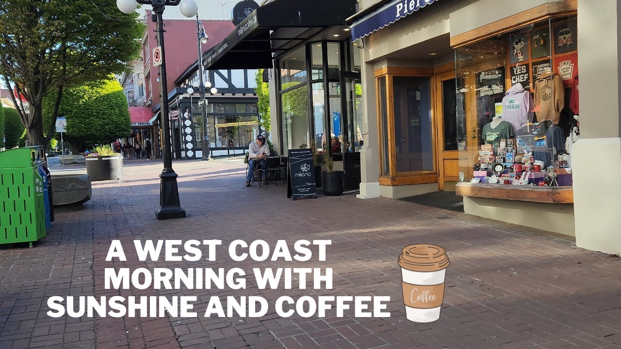 Waking Up to SUNNY Victoria BC Perfection with a Coffee Break!