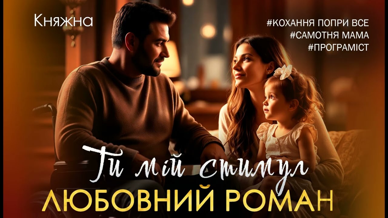 Аудіокнига ПОВНА "Ти - мій стимул" Княжна. Сучасний роман. Мати одиначка рятує чоловіка на візку!