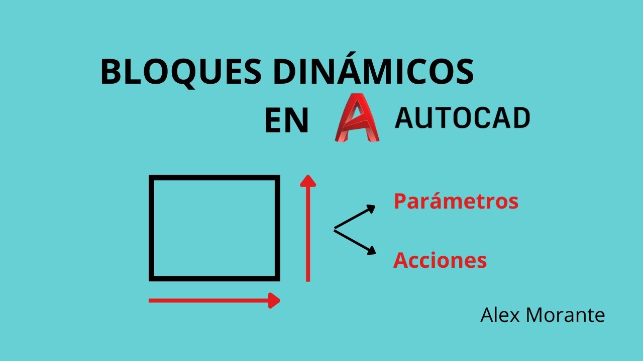 05 AutoCAD -  MODIFICAR BLOQUES DINÁMICOS en AutoCAD.
