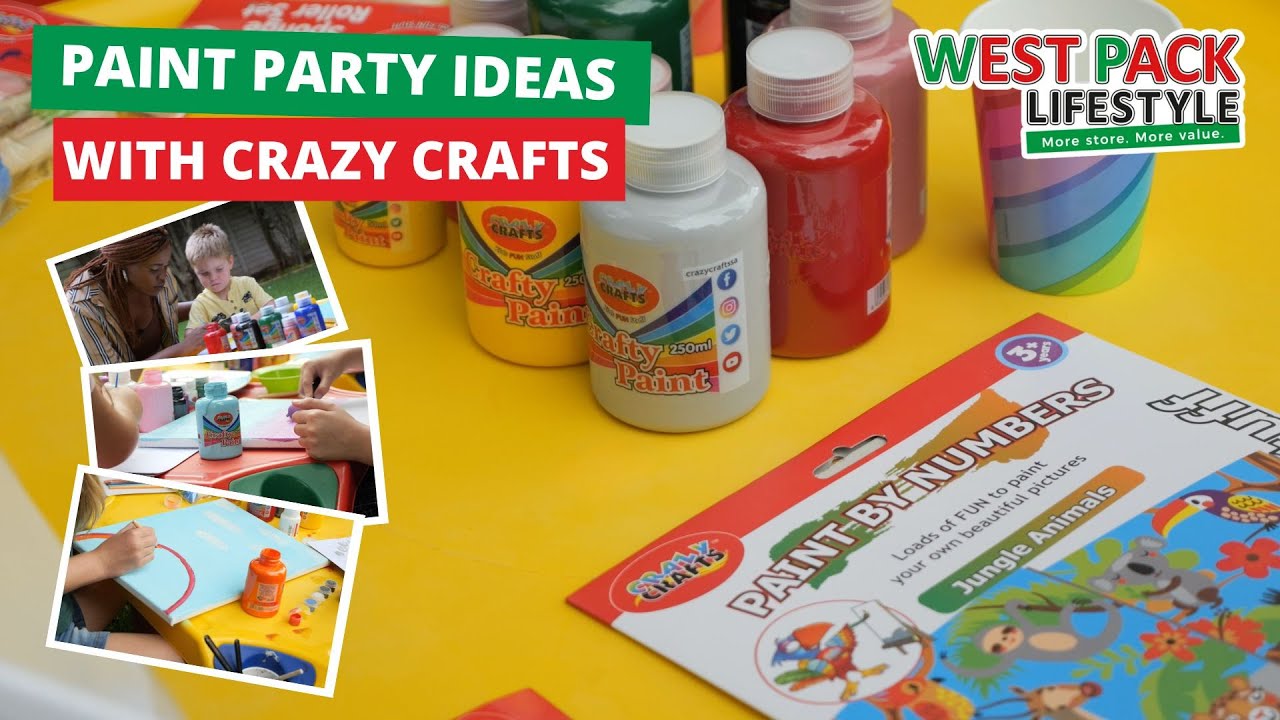 Paint Party Ideas 🎨 Win a Crazy Crafts Kids Paint Party