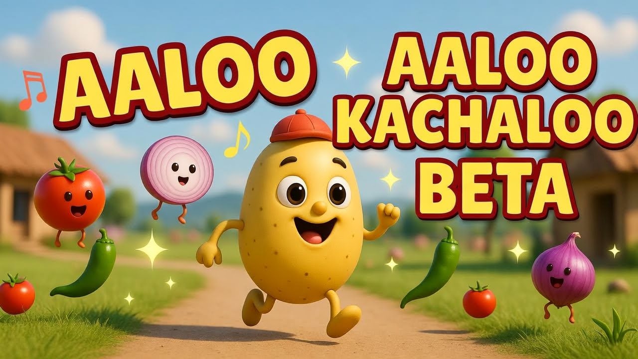 Aloo Kachaloo Beta Kahan Gaye The | आलू कचालू बेटा कहाँ गए थे | Hindi Nursery Rhymes | Hindi Rhymes