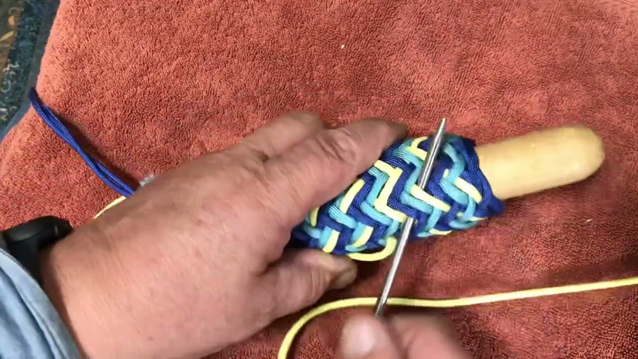 Three Pass Pineapple in a 13 Part 6 Bight Casa Knot.