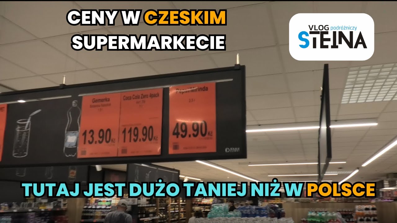 Sprawdzamy czy w Czechach jest taniej niż w Polsce! - zrobiłem zakupy za połowę ceny!  Vlog Steina