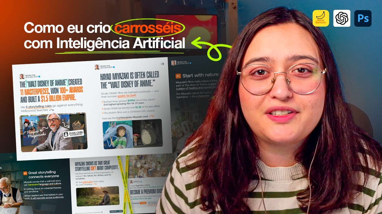 IAs que eu uso TODOS OS DIAS pra criar CARROSSÉIS para os meus clientes