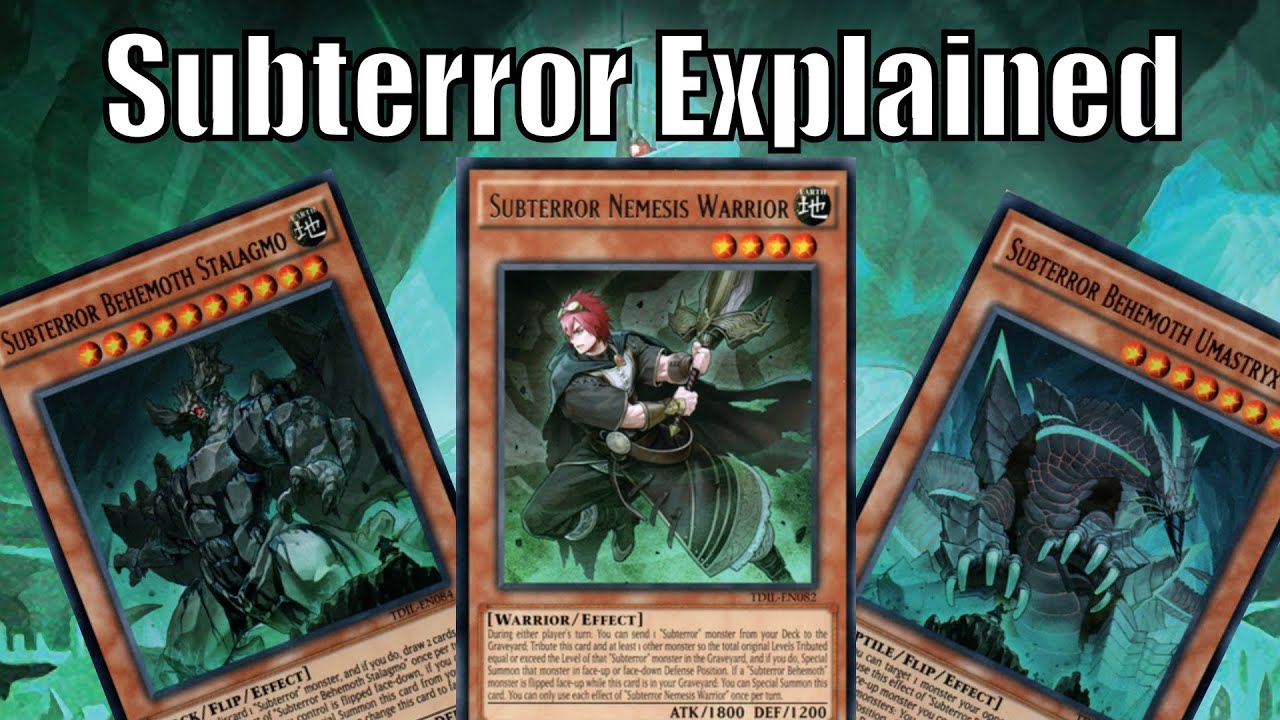 Subterror Deck Explained - Core Breakdown & Combos