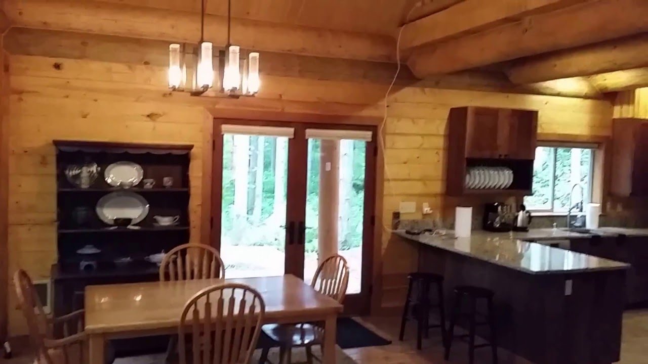 Log and panel home with 1650 sf.