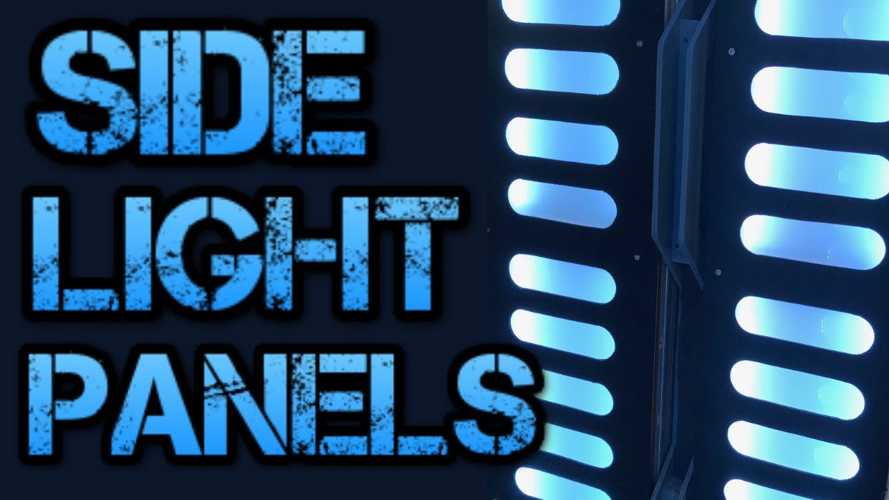 How to make a Star Wars Room Build - Side Light Panels - DIY - Part 1  EP2