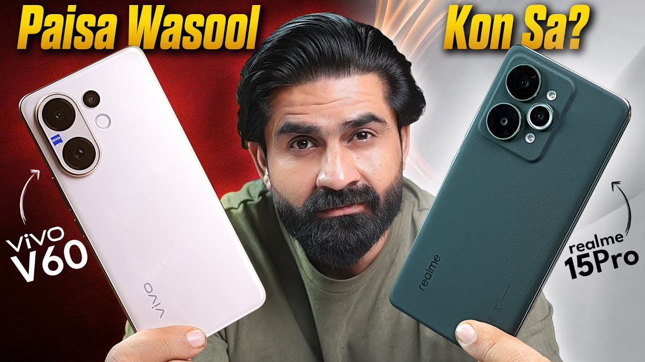 Paisa Wasool Under 150,000/- ! Vivo V60 Vs Realme 15 Pro Detail Comparison ! Kon Sa Or Kyn🫣