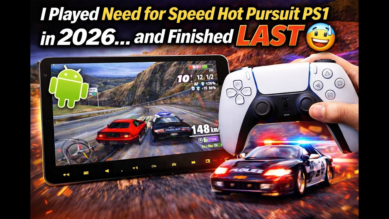 Need for Speed Hot Pursuit PS1 in 2026?! DualSense on Android & Total Chaos 🚓🔥