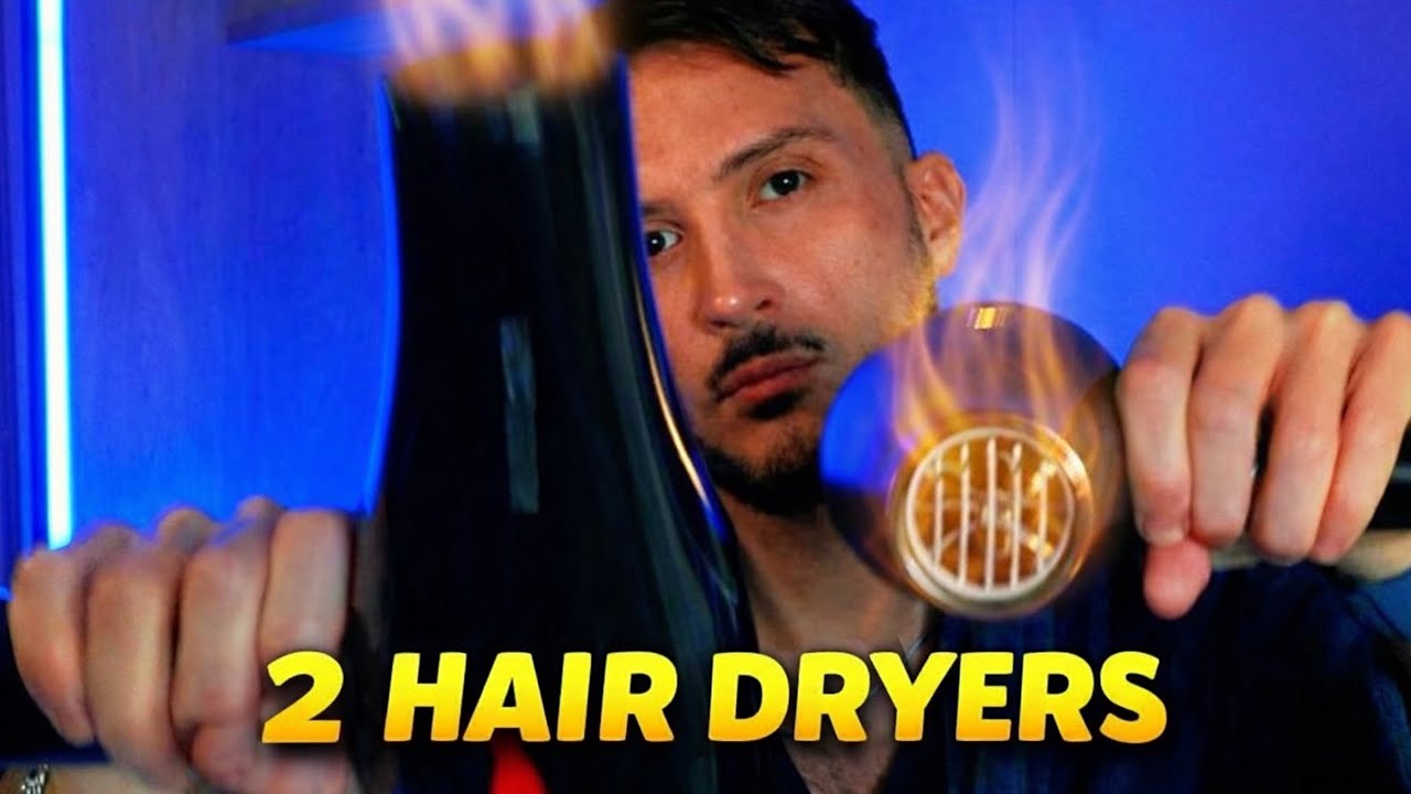 ASMR con 2 PHON 🔥🔥 Flusso costante e movimenti continui 🌙💤 2H DUAL HAIR DRYER WHITE NOISE THERAPY