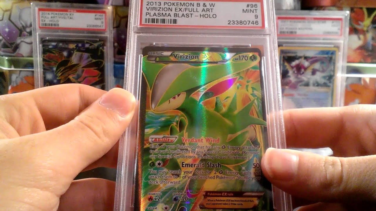 Pokemon BCBM: PSA 9 MINT Virizion EX Full Art!