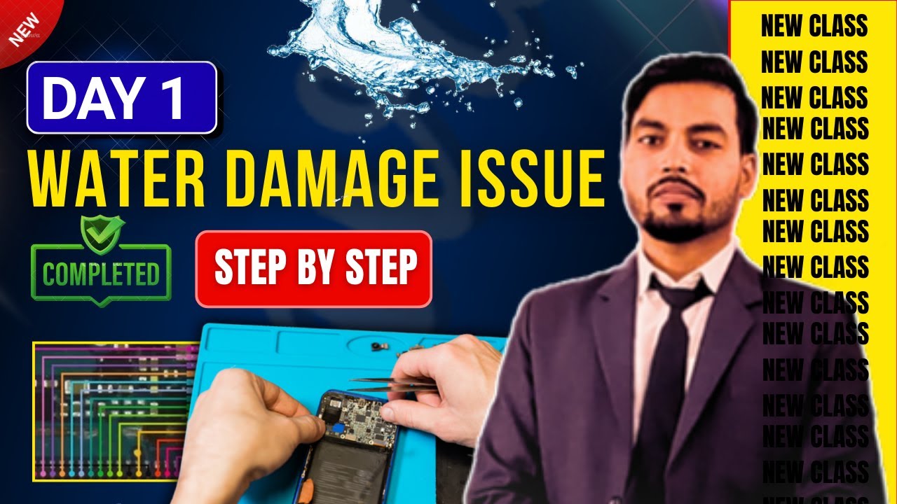 WATER DAMAGE MOBILE KAISE REPAIR KARE | DEAD MOBILE REPAIR LIVE | SMART MOBILE SOLUTION