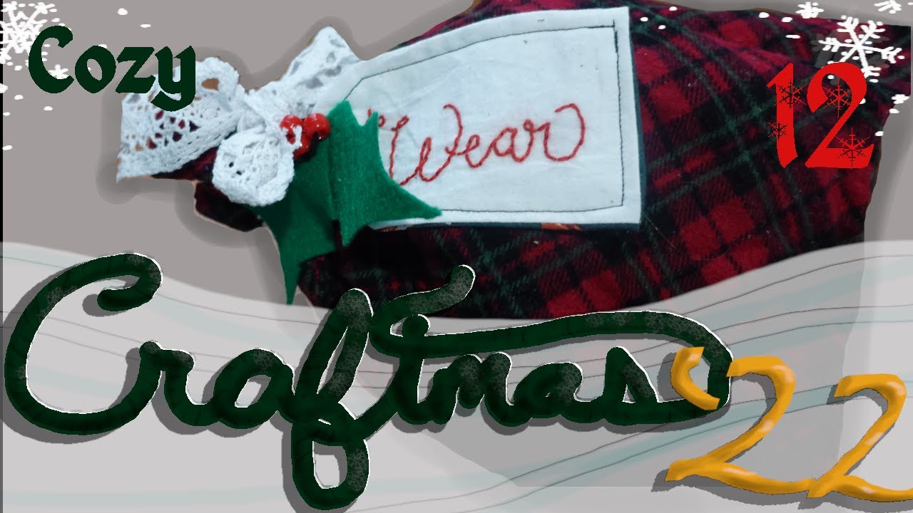 Cozy DIY Decorative Gift Tags (Wear, Read, Want, Need) with Stop Motion || Craftmas '22 ep. 12 #calm