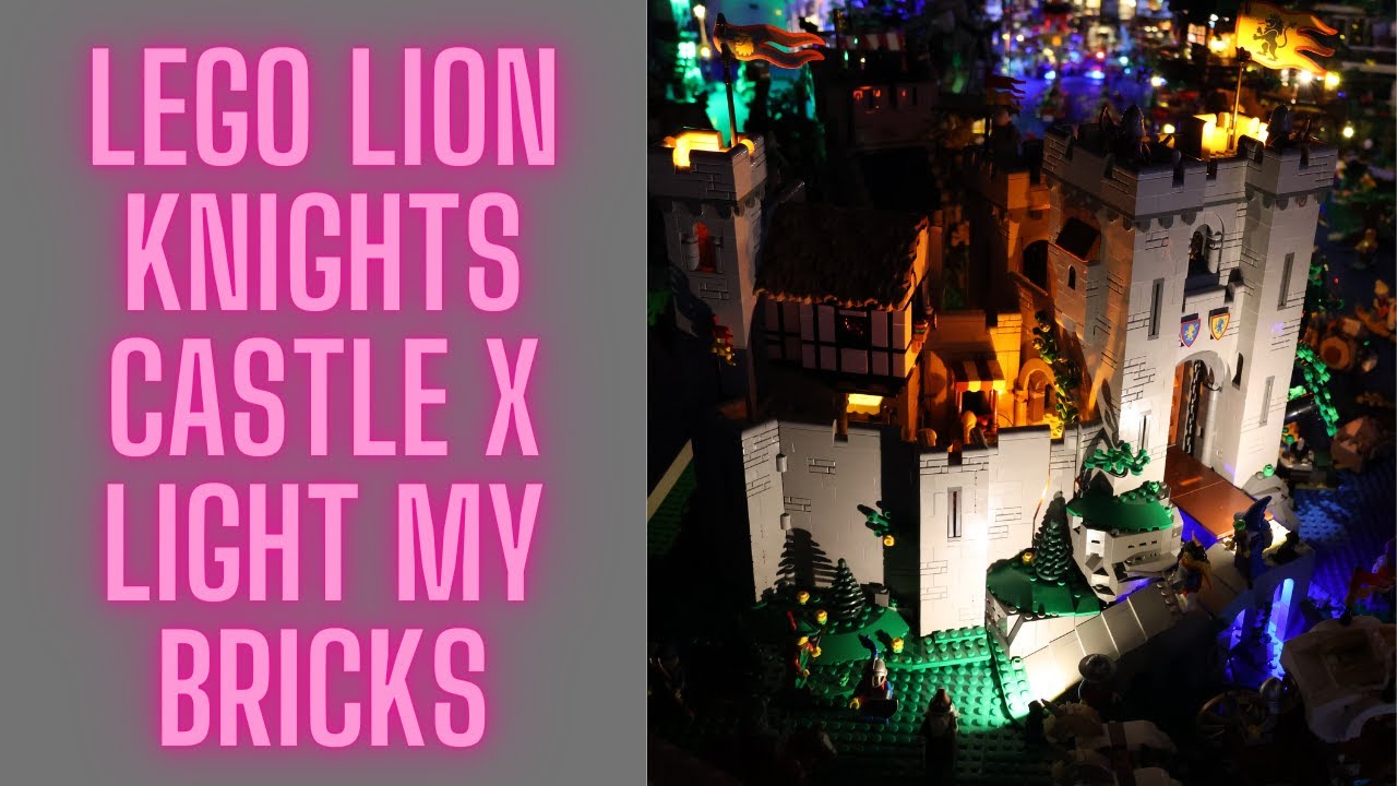 LEGO Lion Knights Castle X Light My Bricks