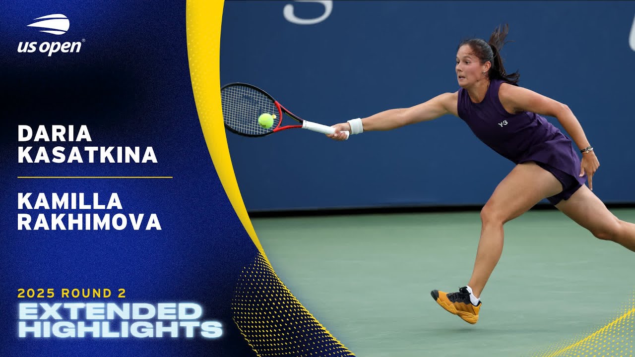 Daria Kasatkina vs. Kamilla Rakhimova Extended Highlights | 2025 US Open Round 2